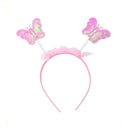Fantasia infantil rosa fada bailarina asas+saia+tiara com led promo