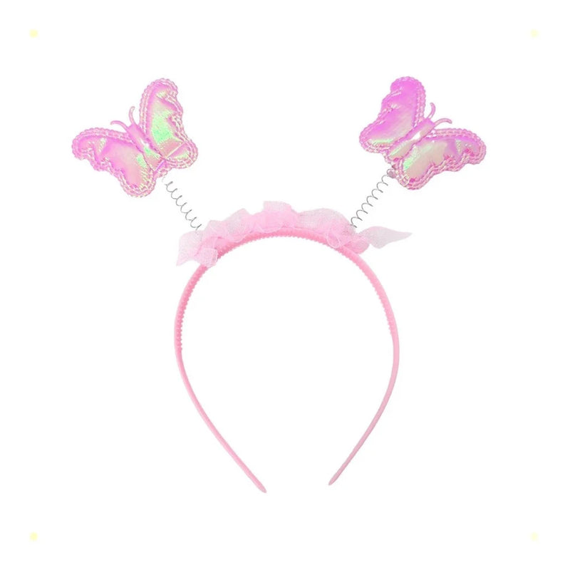 Fantasia infantil rosa fada bailarina asas+saia+tiara com led promo