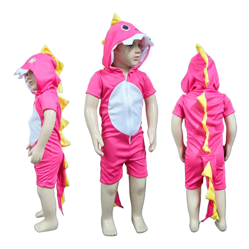 Fantasia Dinossauro Infantil Crianca Luxo Barato Pronta Entrega Envio Imediato Verde Rosa