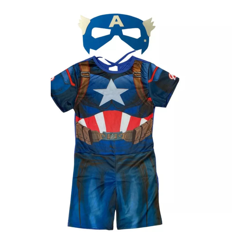 Kit Com 5  Fantasia Infantil Menino Com Máscara Curta Festa Infantil