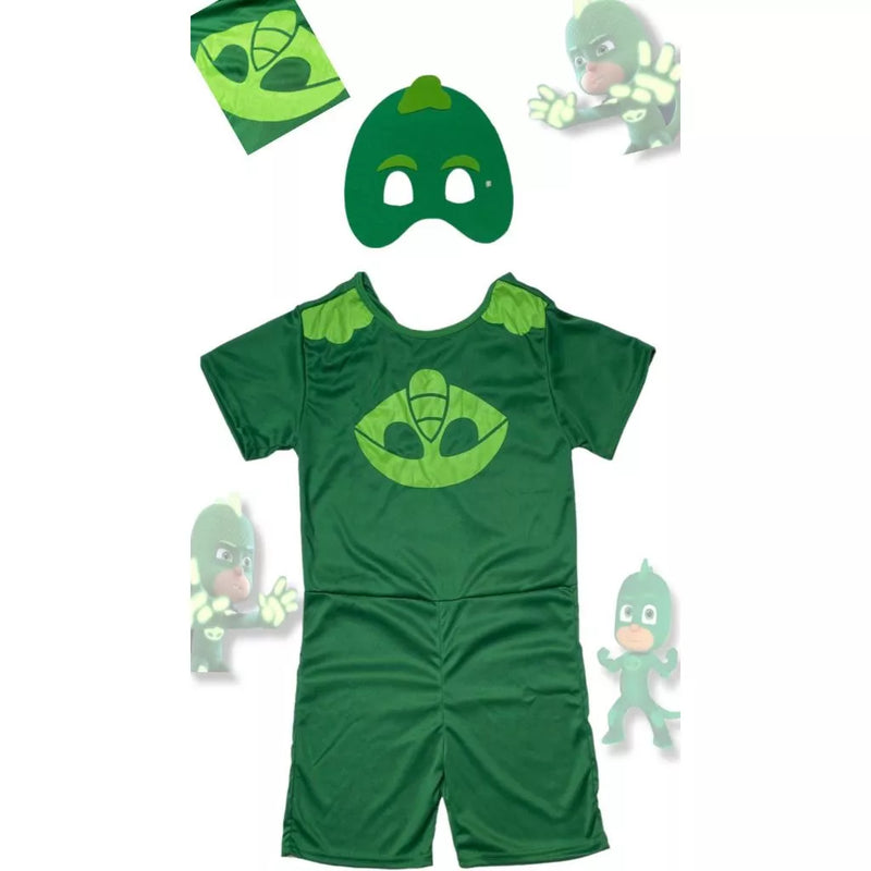 Kit Com 5  Fantasia Infantil Menino Com Máscara Curta Festa Infantil