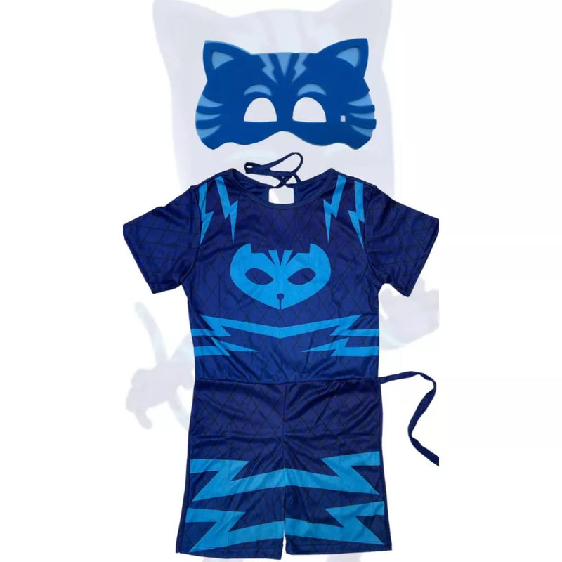 Kit Com 5  Fantasia Infantil Menino Com Máscara Curta Festa Infantil