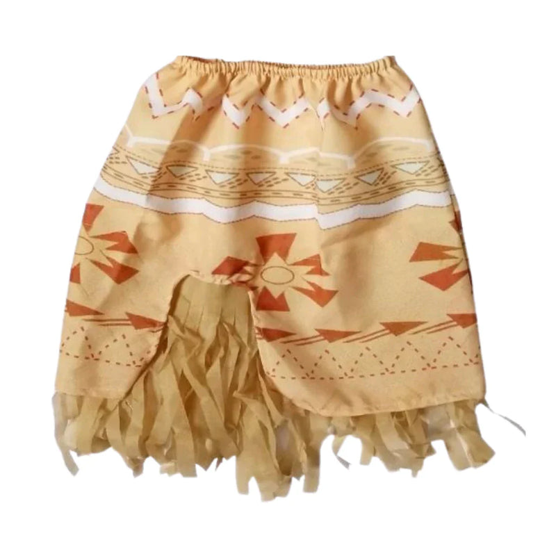 Fantasia Moana Infantil Com Colar e Faixa Filme Moana Festas Princesas